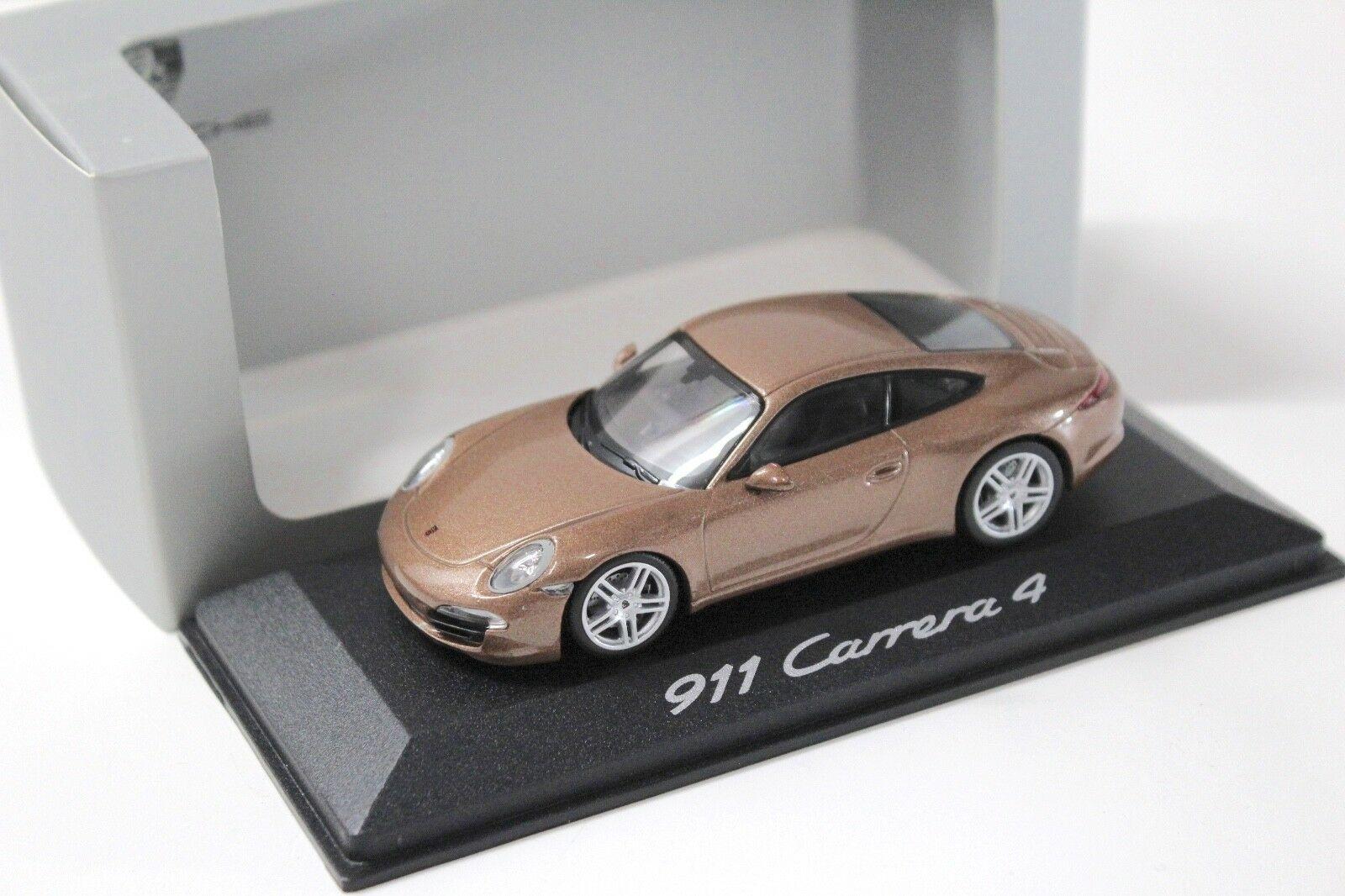 ID 51635 orig.jpg 1:43 Minichamps Porsche 911 (991) Carrera 4 brown DEALER VERSION