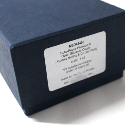 1:43 Neo Rolls Royce Phantom II Owen Sedanca Coupe Gurney Nutting green