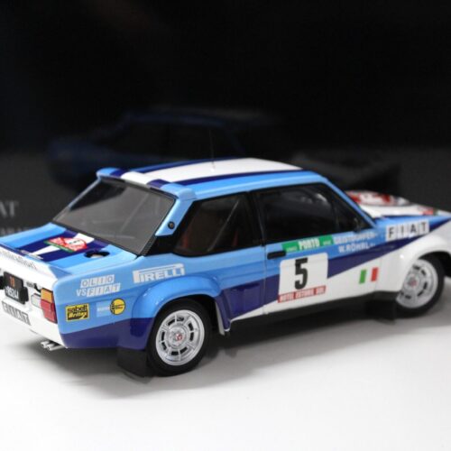 1:18 Kyosho Fiat 131 ABARTH Rally Portugal 1980 Röhrl/ Geistdörfer #5