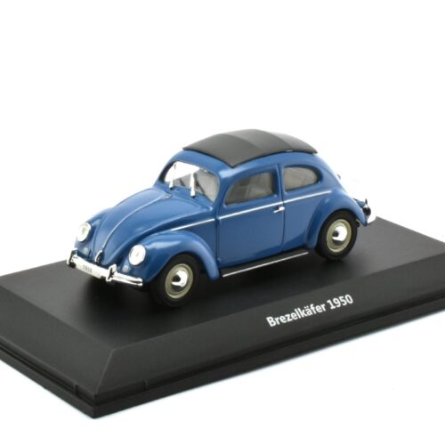 1:43 Atlas VW Collection VW Käfer Brezelkäfer 1950 blue