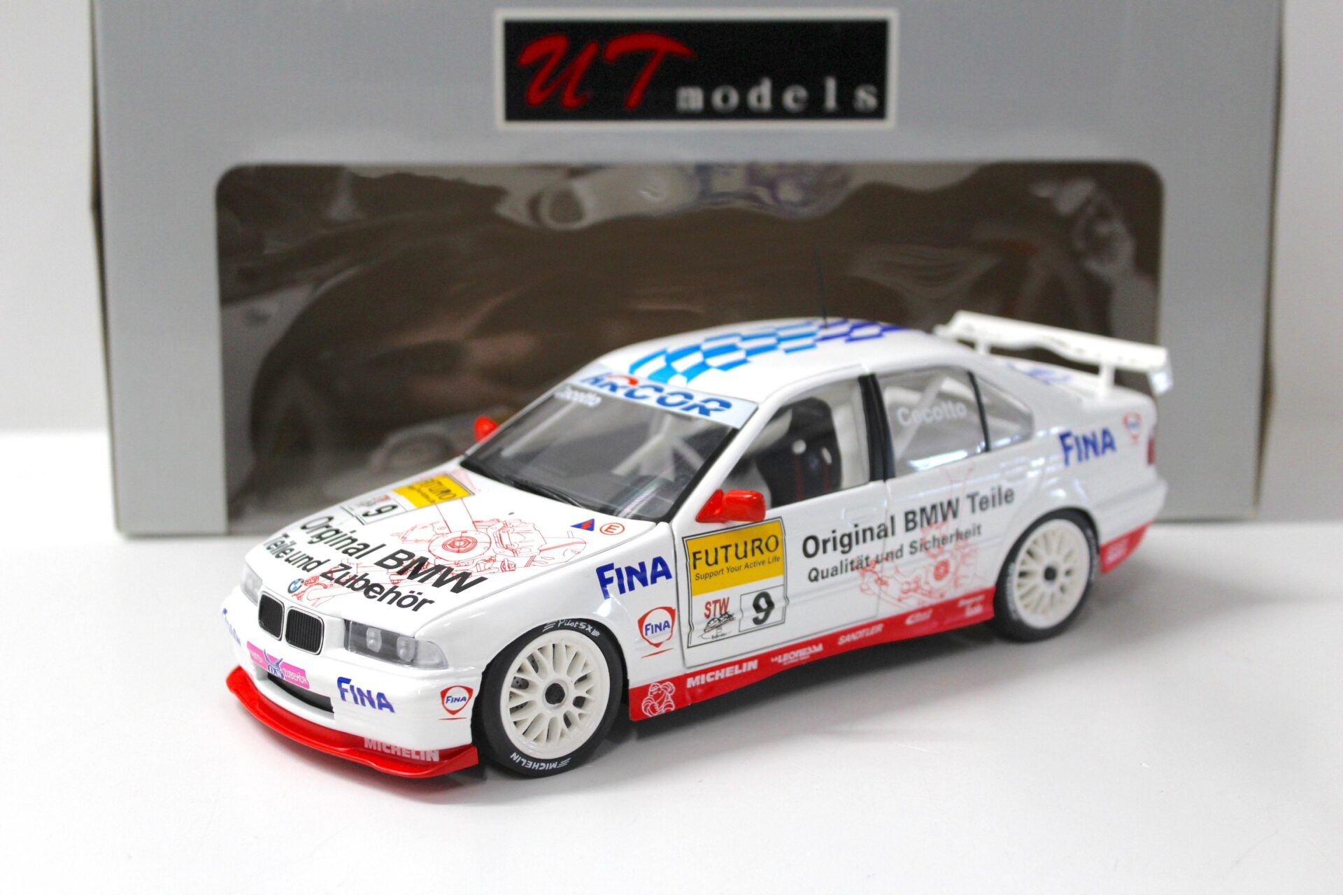 1:18 UT Models BMW 320i E36 STW Cup 1998 Cecotto #9