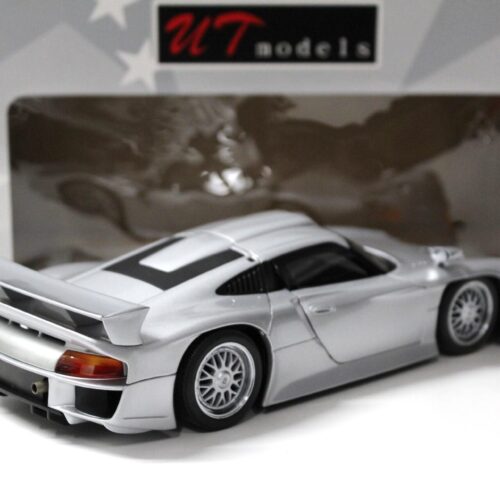 1:18 UT Models Porsche 911 (996) GT1 Street Plain Body silver 1997
