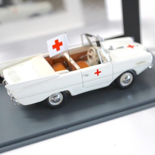 1:43 NEO Amphicar Rettungswagen Rotes Kreuz beige