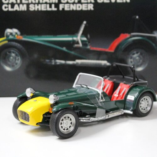 1:18 Kyosho Caterham Super Seven Clam Shell Fender dark green