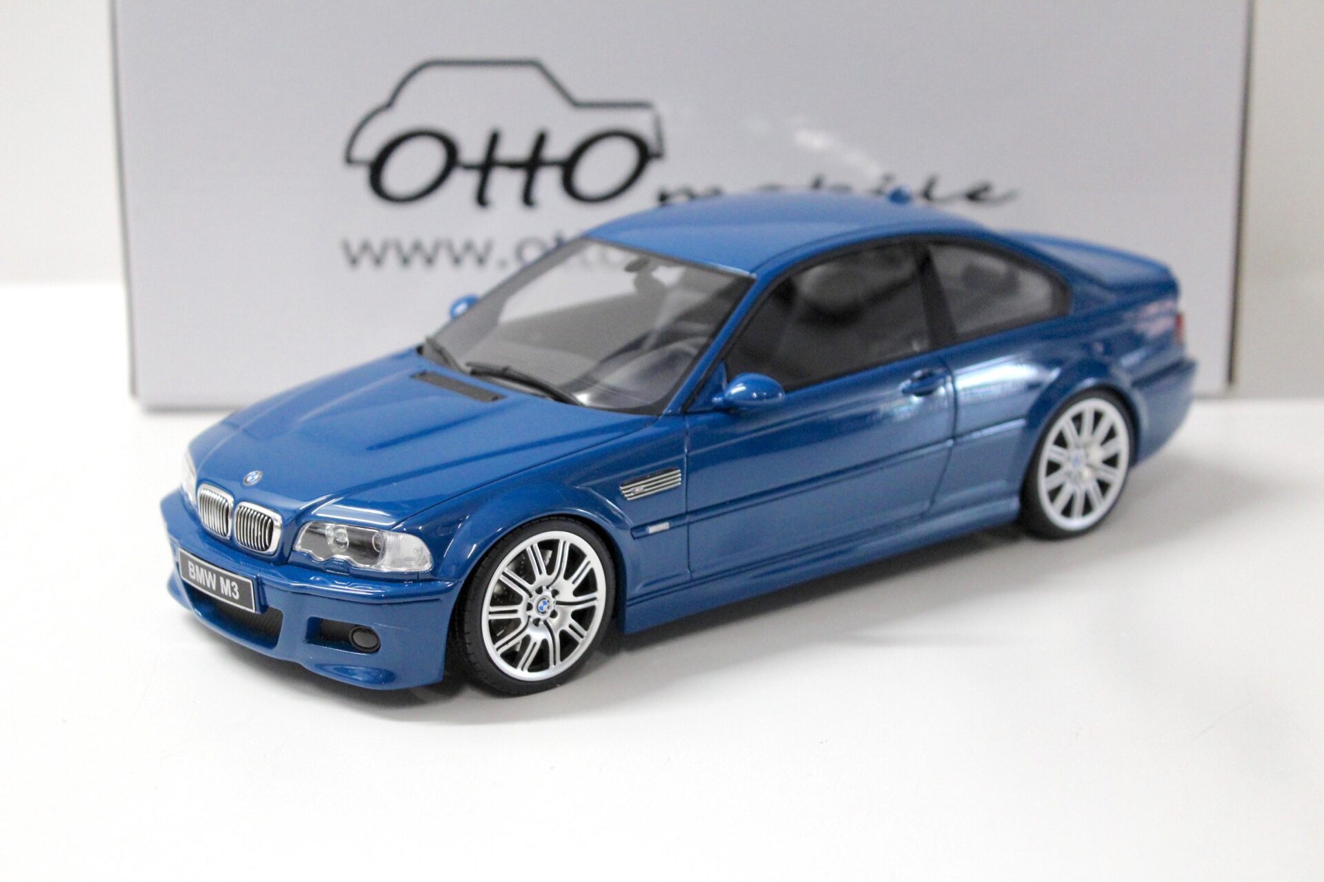 1:18 OTTO mobile OT880 BMW M3 E46 Coupe Laguna Seca blue