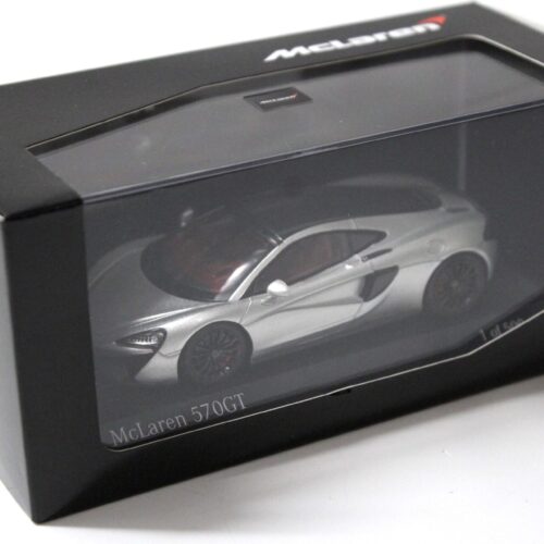 1:43 Minichamps McLaren 570GT Coupe 2017 silver metallic DEALER VERSION