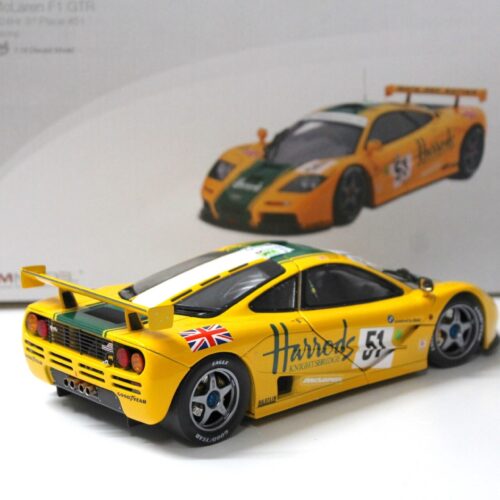 1:18 True Scale TSM 1995 McLaren F1 GTR Le Mans 24h #51 Mach One Racing Harrods