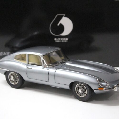 1:18 Kyosho Jaguar E-Type Coupe RHD Dark grey metallic - Diecast/ openings