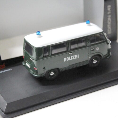 1:43 Schuco Ford Taunus Transit FK 1000 "Polizei Hamburg" dark green