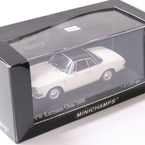 1:43 Minichamps VW Karmann Ghia 1600 Coupe 1966 Perl white/ black