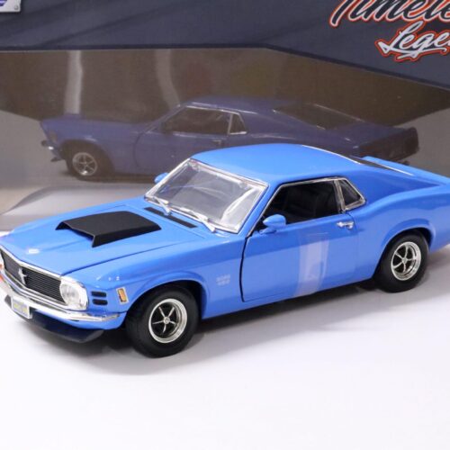 1:18 Motor Max 1970 Ford Mustang Boss 429 Coupe blue
