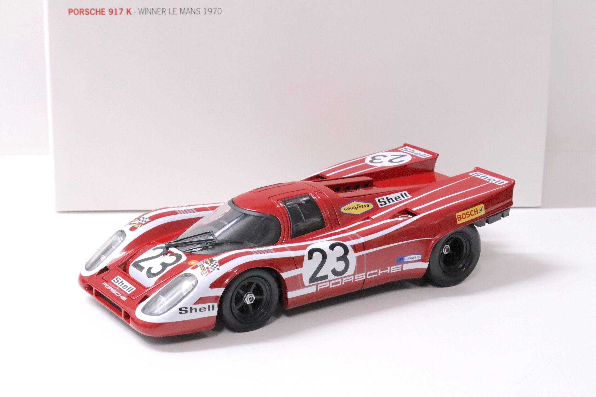 1:18 Norev Porsche 917K Winner Le Mans 1970 red #23 DEALER VERSION