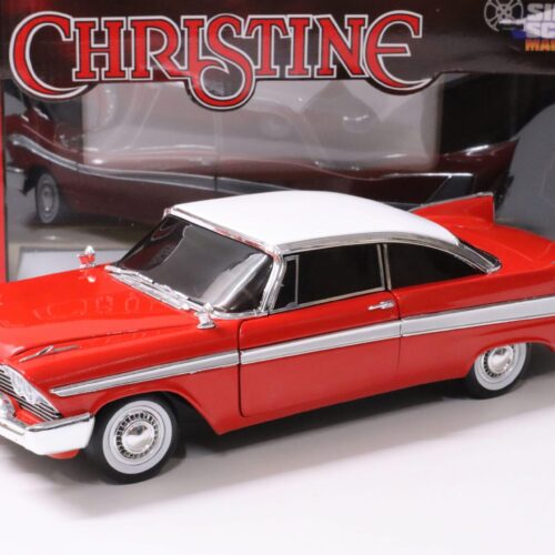 1:18 Auto World 1958 Plymouth Fury CHRISTINE red/ white roof