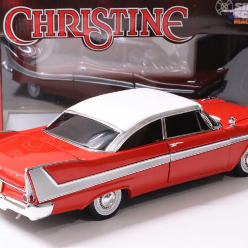 1:18 Auto World 1958 Plymouth Fury CHRISTINE red/ white roof
