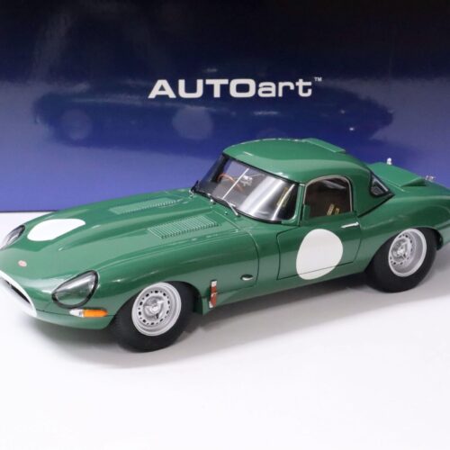 1:18 AUTOart Jaguar E-Type Lightweight Opalescent dark green with Hardtop 1963