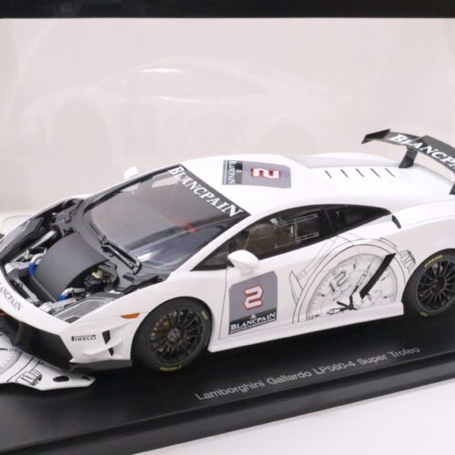 1:18 AUTOart Lamborghini Gallardo LP560-4 Super Trofeo white/ Blancpain #2