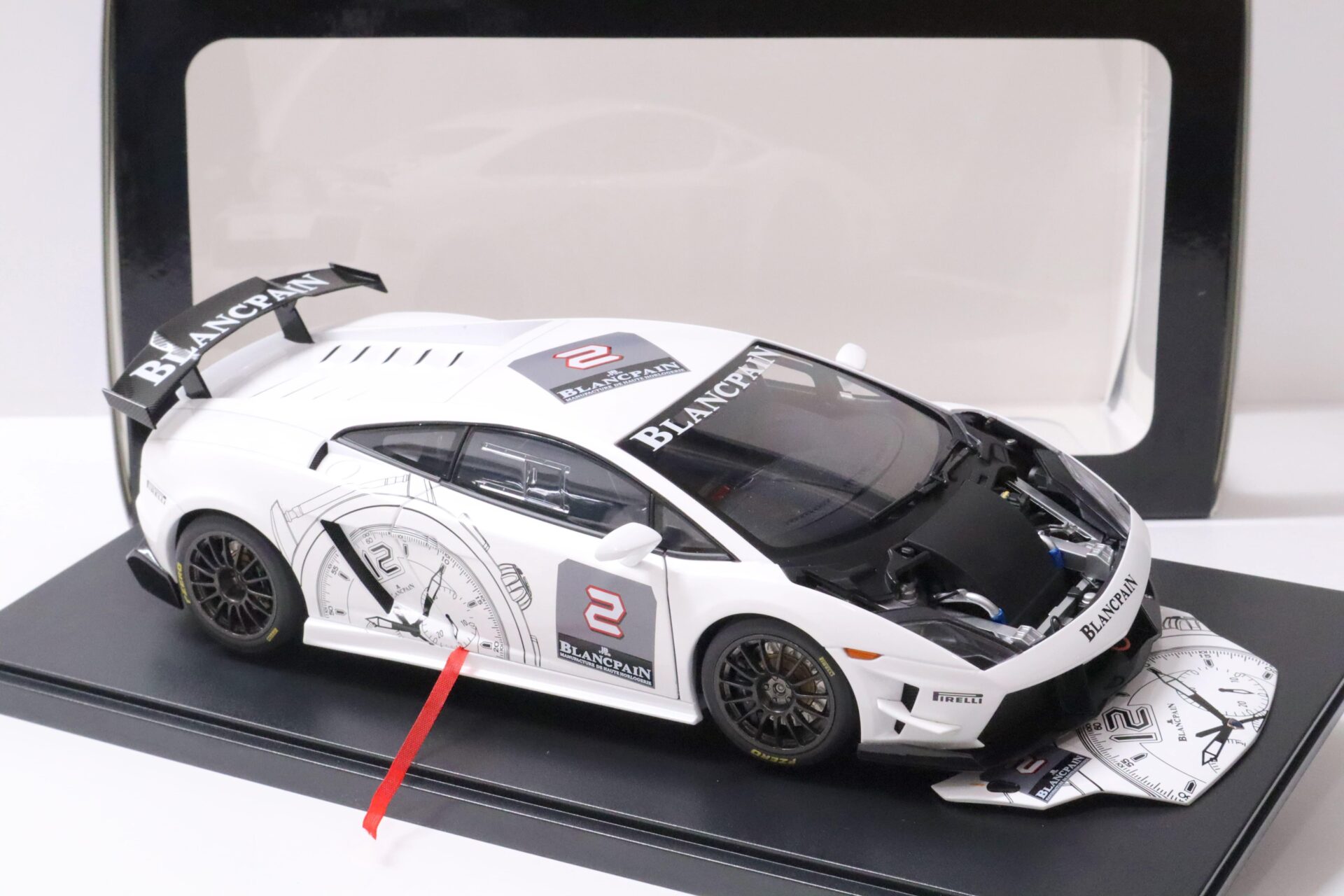 1:18 AUTOart Lamborghini Gallardo LP560-4 Super Trofeo white/ Blancpain #2