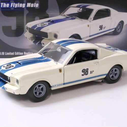 1:18 ACME 1965 Shelby GT350R Prototype "The Flying Mule" #98BP Ken Miles white