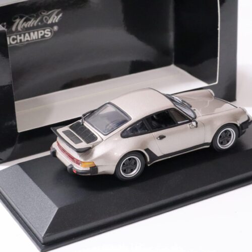 1:43 Minichamps Porsche 911 Turbo Coupe 1977 G-Modell Platin metallic