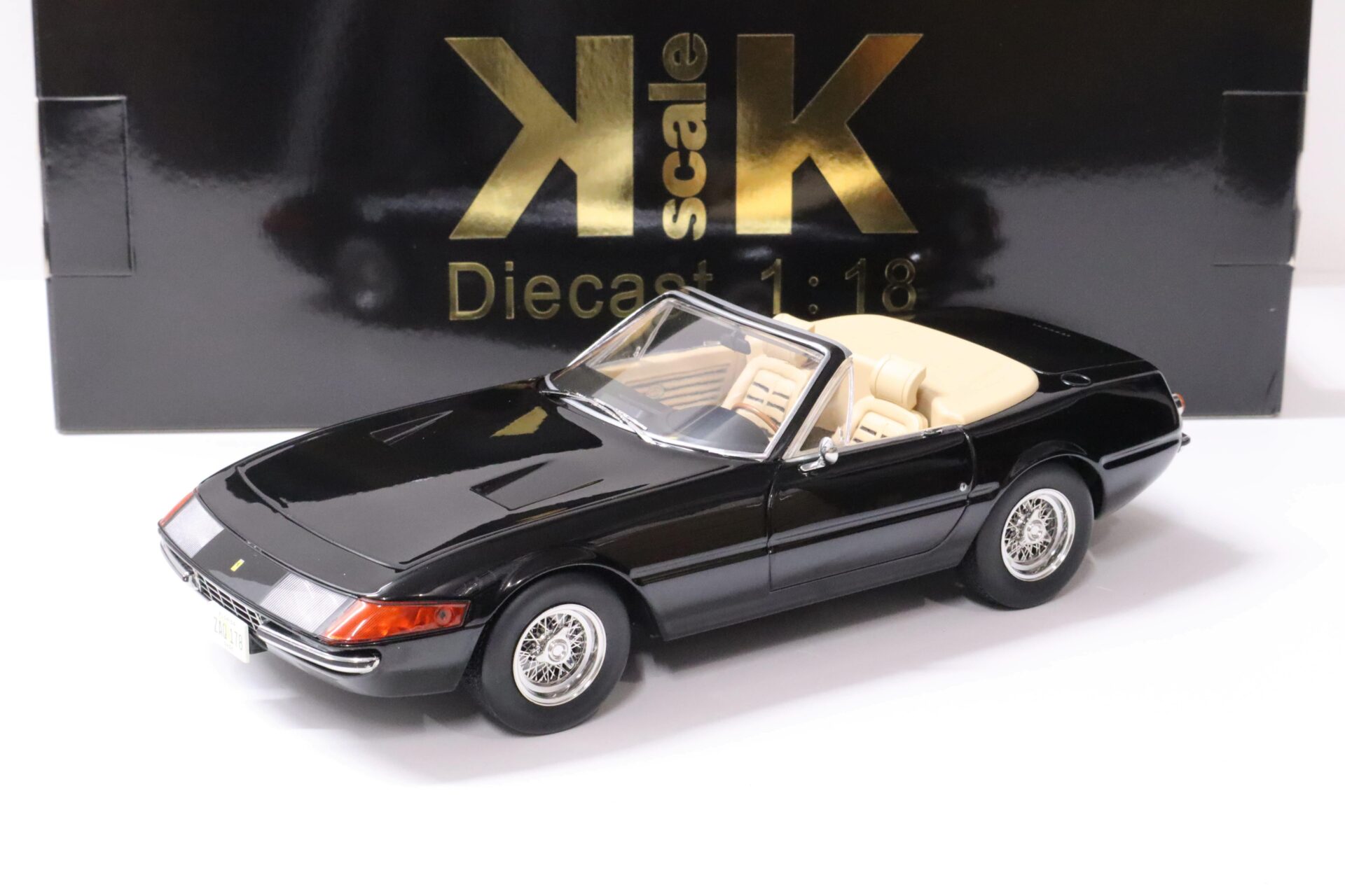 ID 61179 orig.jpg 1:18 KK-Scale Ferrari 365 GTB/4 Daytona Cabriolet 1.Serie 1969 *MIAMI VICE* black