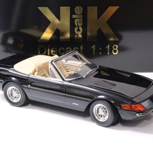 1:18 KK-Scale Ferrari 365 GTB/4 Daytona Cabriolet 1.Serie 1969 *MIAMI VICE* black