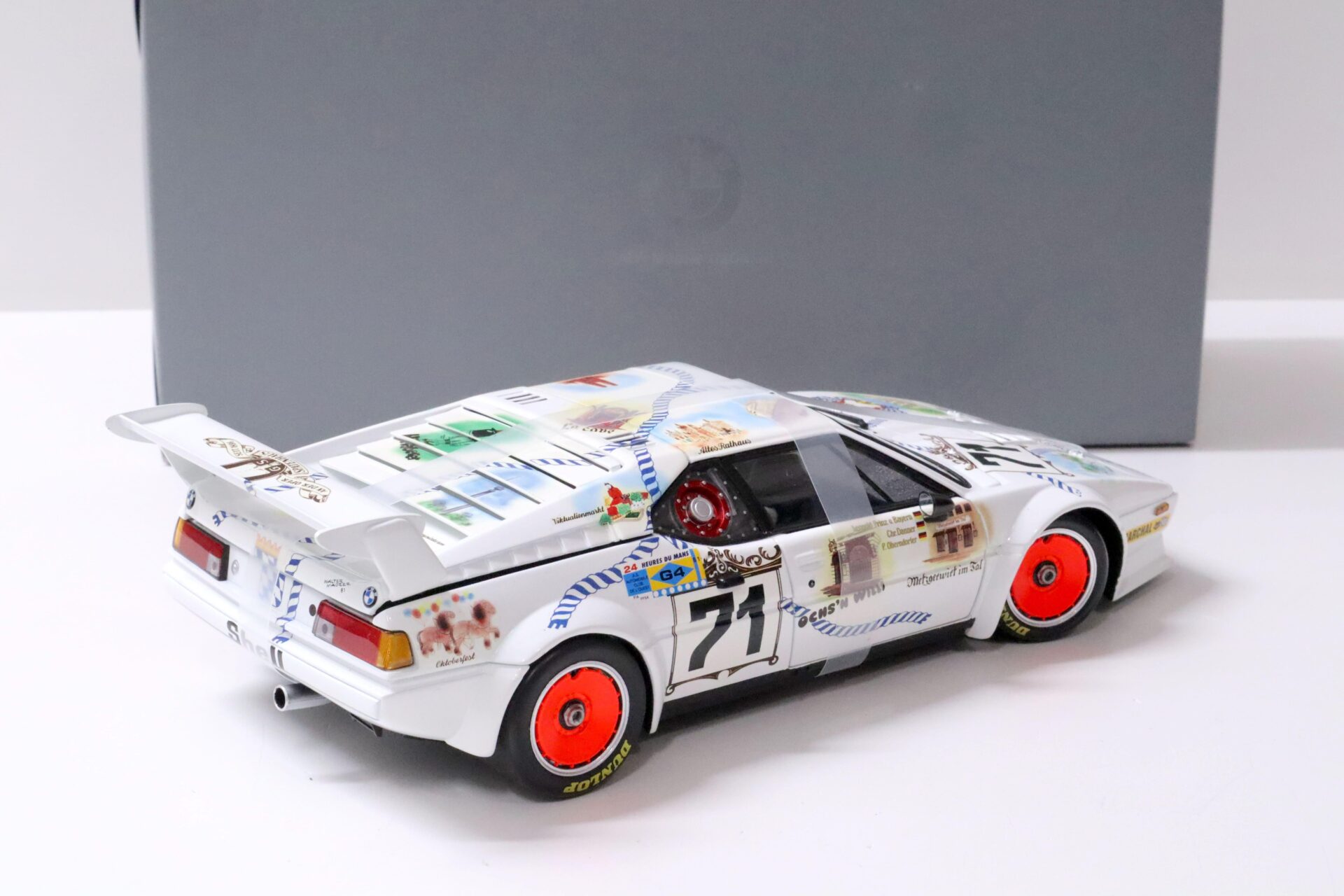 1:18 Minichamps BMW M1 ProCar 24h Le Mans 1981 Danner/v. Bayern DEALER VERSION