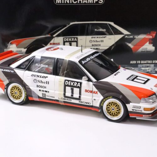 1:18 Minichamps Audi V8 Quattro DTM 1991 Team SMS #1 Hans-Joachim Stuck