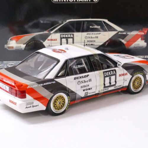 1:18 Minichamps Audi V8 Quattro DTM 1991 Team SMS #1 Hans-Joachim Stuck