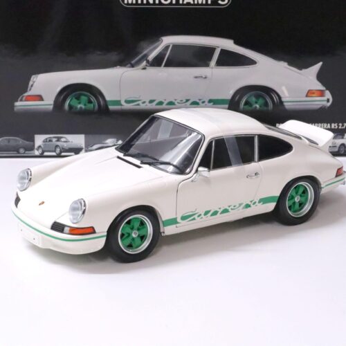 1:18 Minichamps Porsche 911 Carrera RS 2.7 white/ green 1972