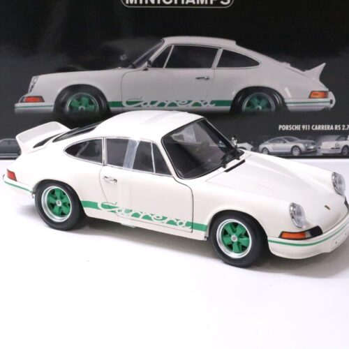 1:18 Minichamps Porsche 911 Carrera RS 2.7 white/ green 1972