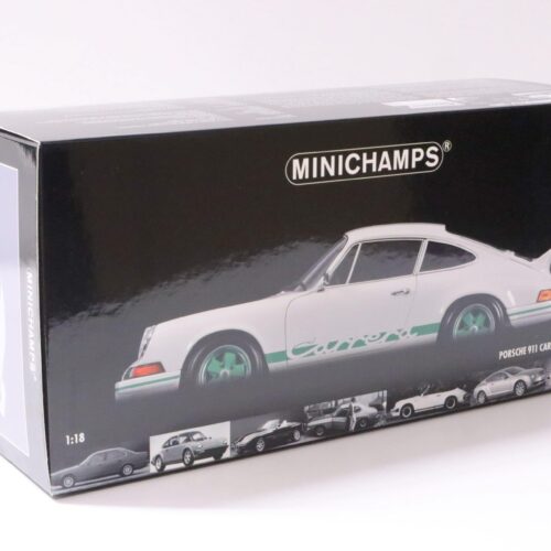 1:18 Minichamps Porsche 911 Carrera RS 2.7 white/ green 1972