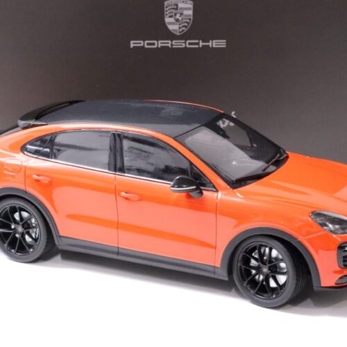 1:18 Norev Porsche Cayenne S Coupe Sport Paket lava orange DEALER VERSION