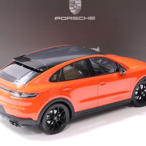 1:18 Norev Porsche Cayenne S Coupe Sport Paket lava orange DEALER VERSION