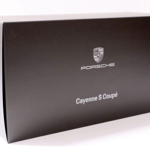 1:18 Norev Porsche Cayenne S Coupe Sport Paket lava orange DEALER VERSION