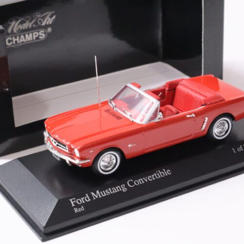 1:43 Minichamps Ford Mustang Convertible 1964 1/2 red