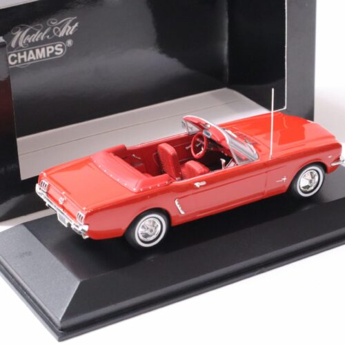 1:43 Minichamps Ford Mustang Convertible 1964 1/2 red