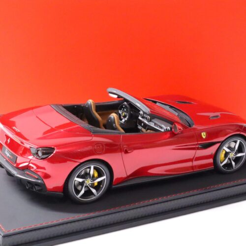 1:18 BBR Ferrari Portofino M Spider Rosso Portofino red with display - Limited 70 pcs.