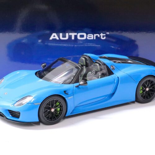 1:18 AUTOart Porsche 918 Spyder Riviera blue 2013