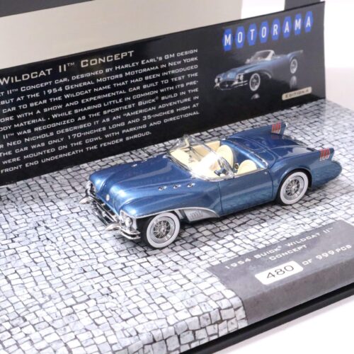 1:43 Minichamps 1954 Buick Wildcat II Concept Car blue metallic