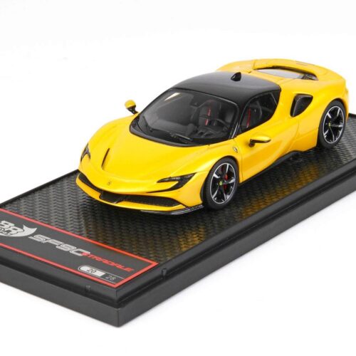 1:43 BBR Ferrari SF90 Stradale Giallo Tristrato yellow/ red brakes - Limited 28 pcs. - Image 2
