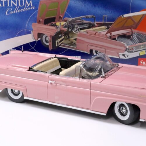 1:18 Sun Star 1958 Lincoln Continental MKIII Convertible Autumn Rose
