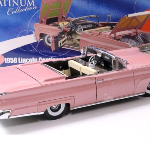 1:18 Sun Star 1958 Lincoln Continental MKIII Convertible Autumn Rose