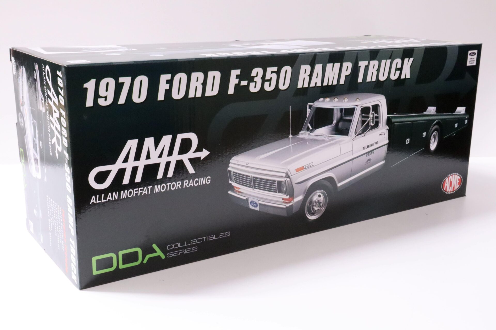 1:18 ACME 1970 Ford F-350 Ramp Truck Allan Moffat Motor Racing silver/ green