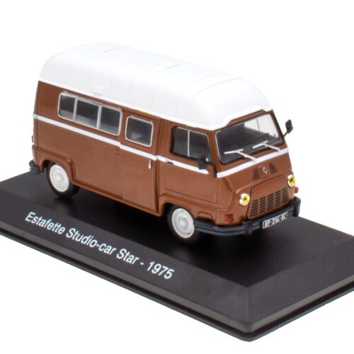 1:43 Hachette IXO Camping Cars Renault Estafette Studio-Car Star Camper brown 1975