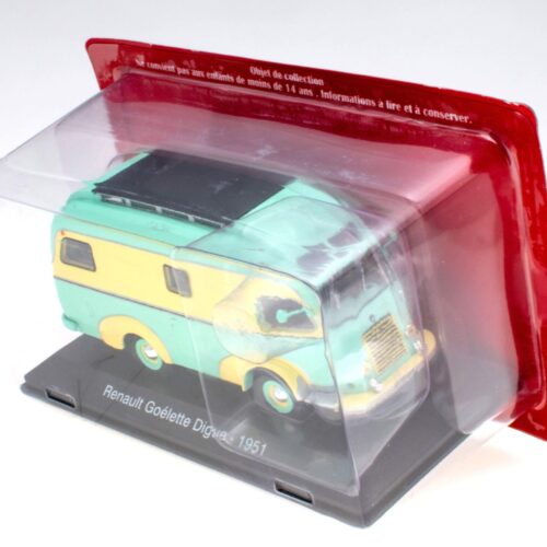 1:43 Hachette IXO Camping Cars Renault Goelette Digue Wohnmobil 1951