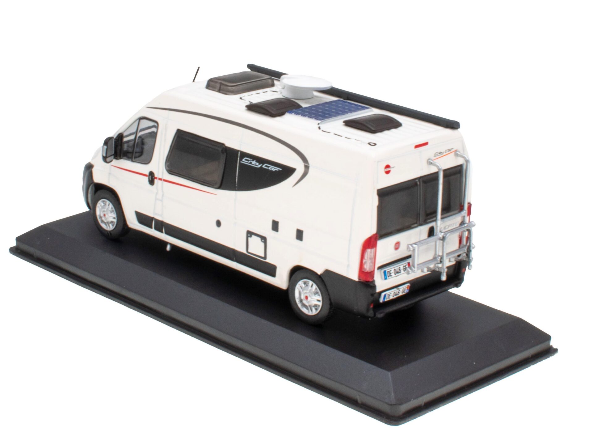 1:43 Hachette IXO Camping Cars Bürstner City Car 600 Fiat Wohnmobil 2009