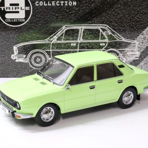 1:18 Triple9 1976 Skoda 105L Sedan light green Die-Cast