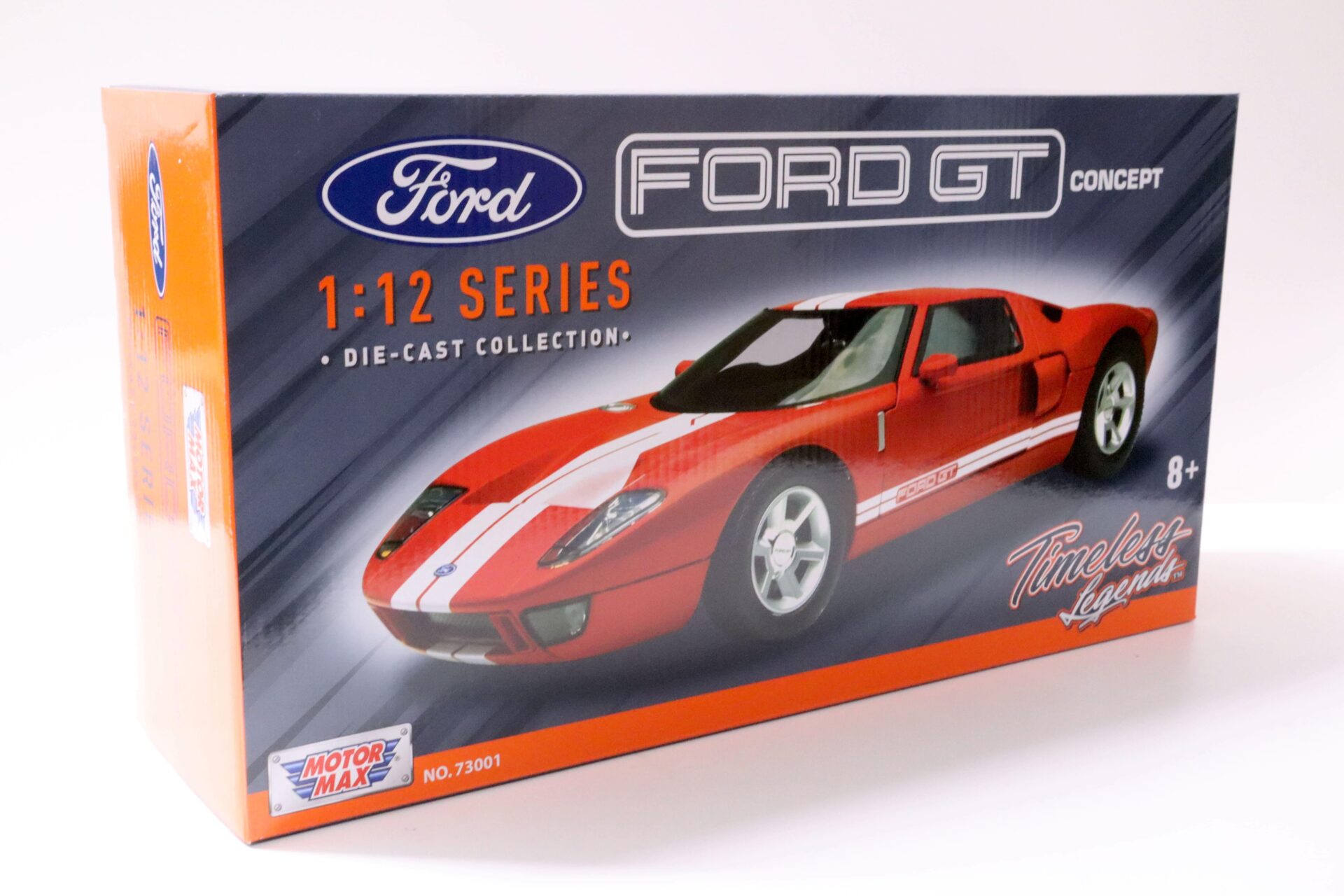 1:12 Motor Max 2004 Ford GT Concept red/ white stripes