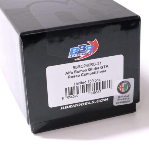 1:43 BBR Alfa Romeo Giulia GTA Rosso Competizione red - Limited 159 pcs.