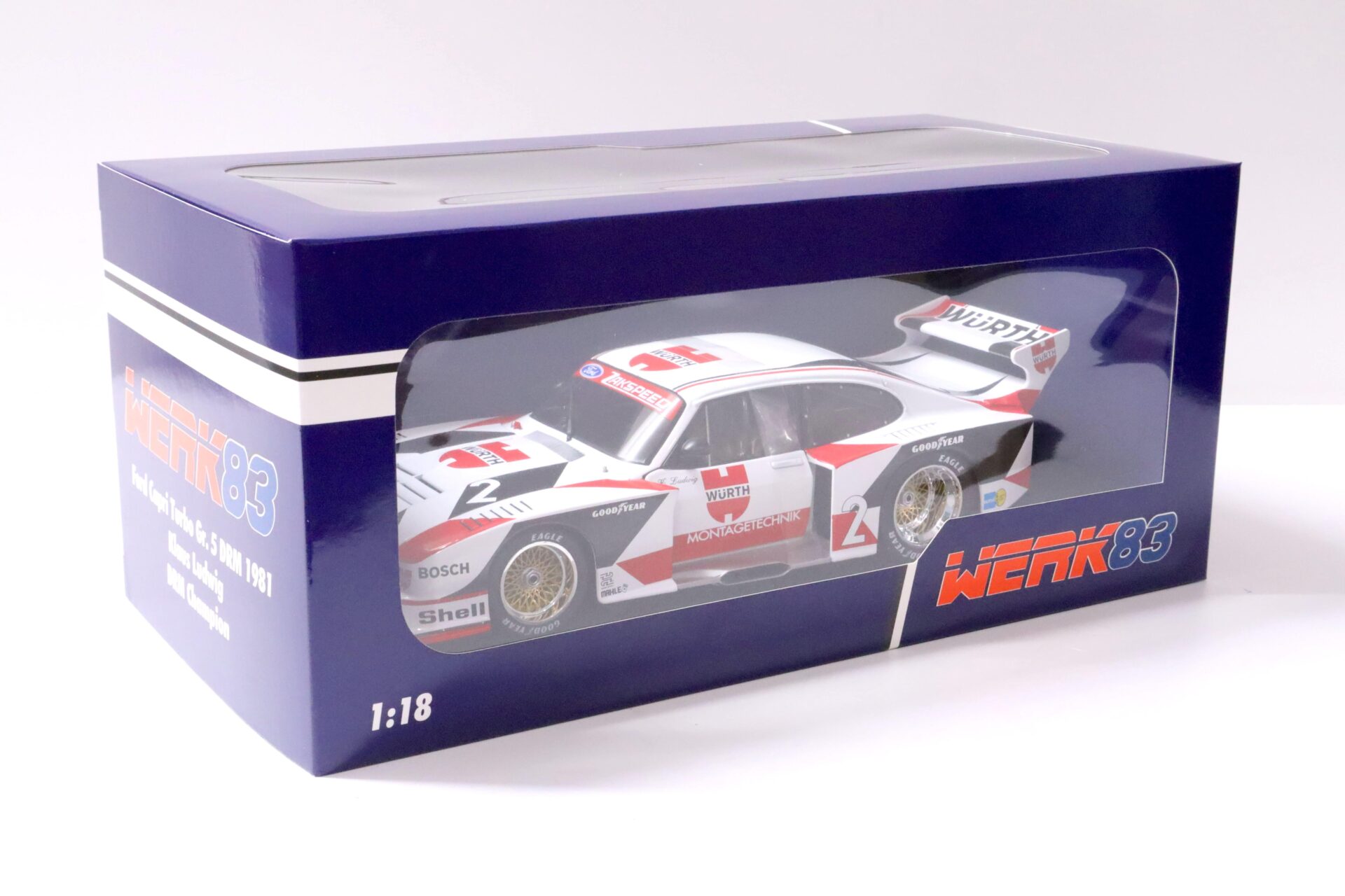 1:18 WERK83 Ford Capri Turbo Gr.5 DRM 1981 Ludwig WÜRTH #2